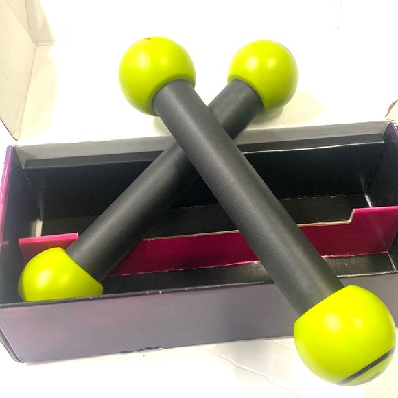 Zumba Exhilarate Toning Sticks-Shake Weights 1 Lb, 1 Pair NIB - Picture 5 of 12